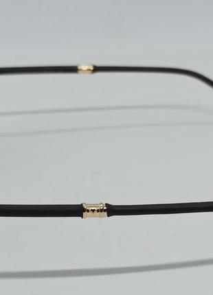 Maybach сонцезахисні окуляри унісекс модні вузькі безоправні сірий градієнт з золотим металом4 фото