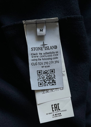 ⭐олімпійка зіп худі stone island чорна6 фото