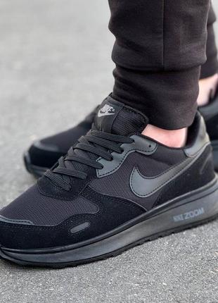 Nike air max zoom black3 фото