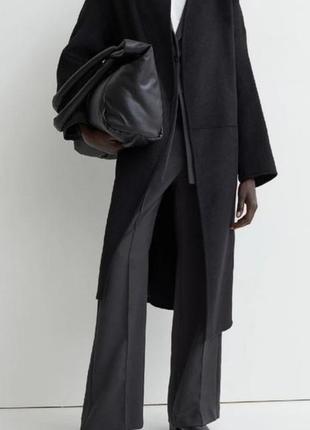 Легке шерстяне пальто манто h&m zara mango bershka