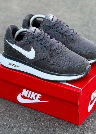 Кросівки чоловічі nike air max zoom grey2 фото