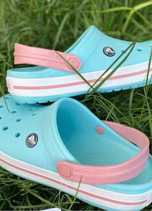 Crocs crocband ice blue крокс крокси крокбенд 36,37,38,39,401 фото