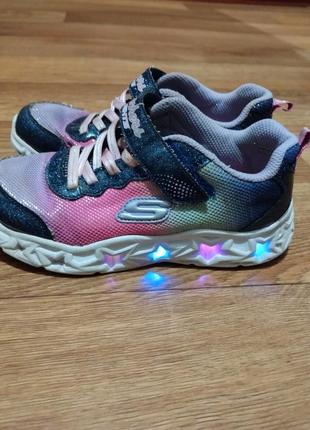 Кроссовки детские skechers lights