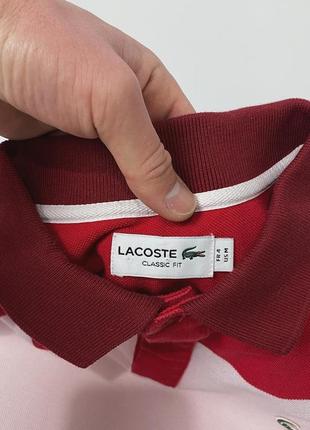 Футболка-поло lacoste classic fit5 фото