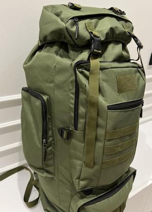 Тактичний рюкзак на 70л більший армійський баул, похідна сумка / військовий рюкзак, тактичний рюкзак всу2 фото