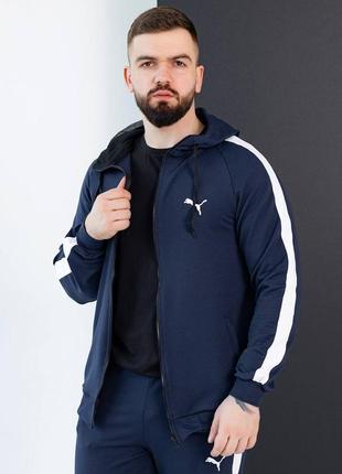 Чоловічий костюм з капюшоном.  спортивний костюм пума . чоловічий спортивний костюм puma2 фото