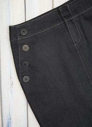 💥1+1=3 фирменная серая джинсовая юбка по колено orsay, размер 44 - 464 фото
