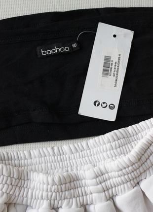 Бра топ бюстгальтер ліф чорний новий boohoo розмір s m l оригінал5 фото