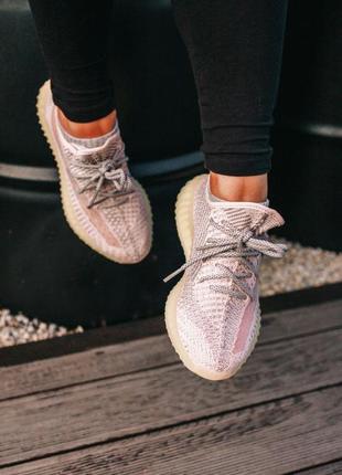 Кроссовки женские изи рефлектив adidas yeezy boost 3508 фото