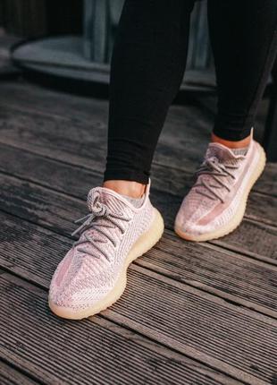 Кроссовки женские изи рефлектив adidas yeezy boost 3509 фото