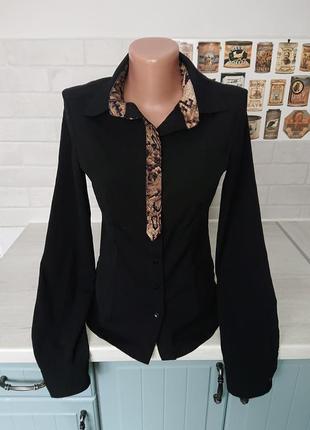 Красивая женская блуза р.xxs/xs блузка рубашка2 фото