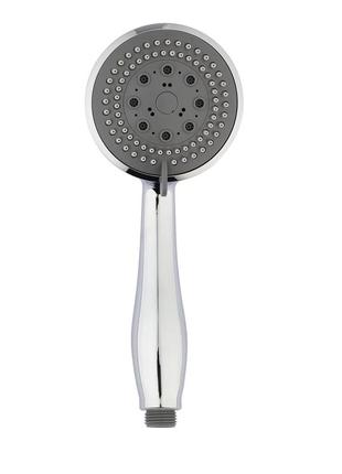 416825 домашній ручний душ livarno, 5 видів струменя срібний
