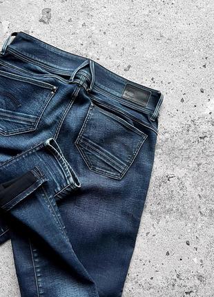 G-star raw lynn mid skinny women’s blue denim jeans жіночі джинси7 фото