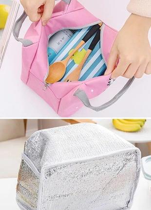 Термо сумка детская ланч бокс детский термо сумка для обедов, детские сумки холодильники3 фото