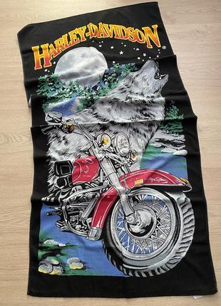 Рушник вінтаж 1990 harley davidson usa vintage schott avirex