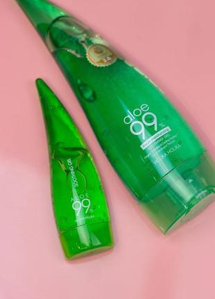 Заспокійливий та зволожуючий гель holika holika aloe 99% 250 мл
, гель алоє холіка,1 фото