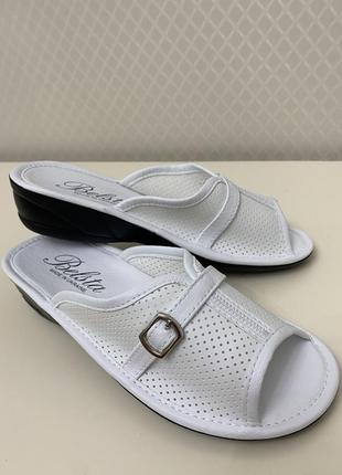 Жіночі шльопанці белста еко шкіра,розмір у розмір