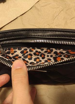 Beagles женская черная стёганая бананка кожаная pu поясная сумка на пояс стеганая