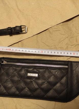 Beagles женская черная стёганая бананка кожаная pu поясная сумка на пояс стеганая