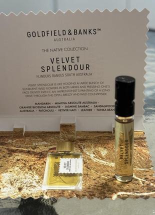 Goldfield & banks velvet splendour пробник оригінал1 фото