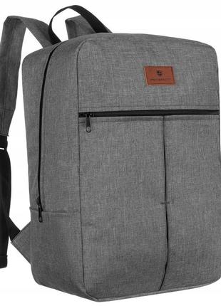 Дорожній рюкзак для ручної поклажі 40 x 20 x 25 peterson ptn-gbp-10-grey