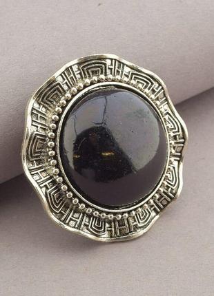 Брошь агат 40x40мм.