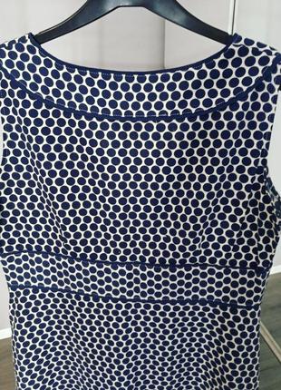 Льняное платье в горох f&f4 фото