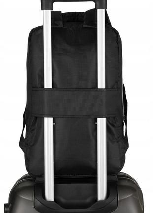 Дорожній рюкзак для ручної поклажі 40 x 20 x 25 peterson ptn-bpp-08-black-silver2 фото