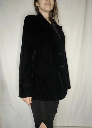 Велюровий замшевий піджак стиль класика ретро вінтаж