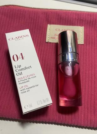 Олія для губ clarins lip comfort oil 04, 7 мл2 фото
