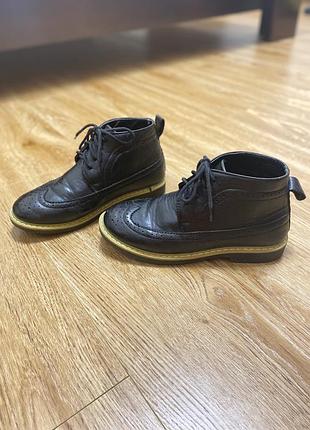 Шкіряні черевики, демісезонні дитячі черевички