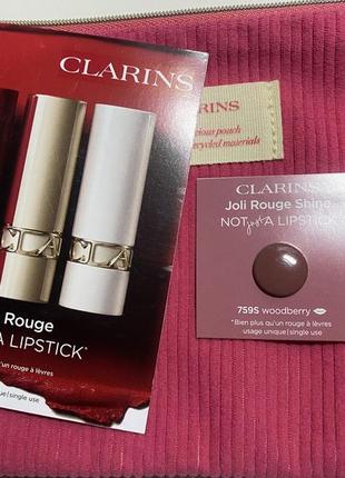 Пробник помад clarins joli rouge lipstick1 фото