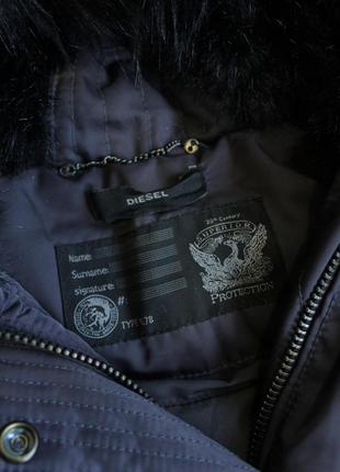 Diesel y2k куртка женская бомбер с искусственным мехом на капюшоне abercrombia fitch g star raw vintage дизель avant garde faux fur m8 фото