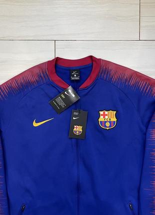 Мужская спортивная кофта олимпийка толстовка nike nsw f.c barcelona2 фото