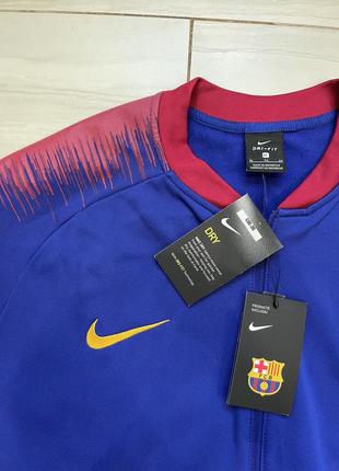 Мужская спортивная кофта олимпийка толстовка nike nsw f.c barcelona4 фото