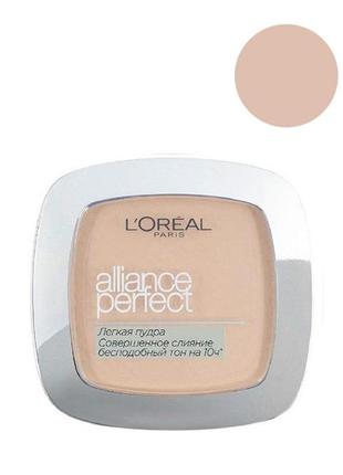 L&#39;oreal paris alliance perfect compact powder пудра компактна r3 світло-бежево-рожевий