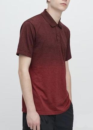 Футболка поло uniqlo dry-ex gradation polo shirt