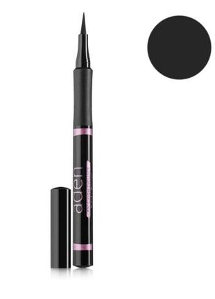 Aden cosmetics precision eyeliner підводка-фломастер для очей — black