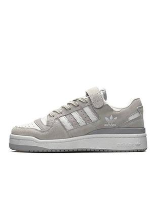 Жіночі кросівки adidas originals forum 84 low grey white