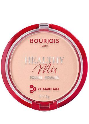 Bourjois healthy mix powder компактна пудра для обличчя 02 light beige1 фото