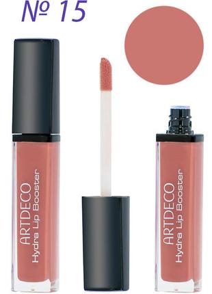 Artdeco hydra lip booster блиск для губ 15 translucent salmon1 фото