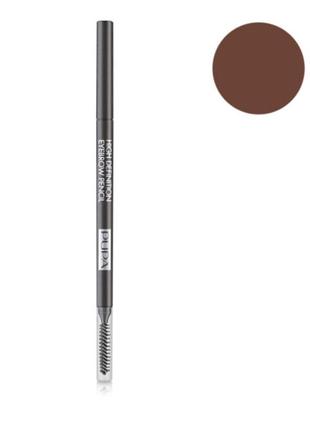 Pupa high definition eyebrow pencil олівець для брів 002 brown