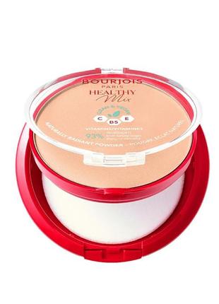 Bourjois healthy mix clean & vegan powder компактна пудра для обличчя 1 - ivory2 фото