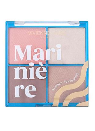 Vivienne sabo mariniere palette contouring палетка пудра для скульптурування обличчя 011 фото