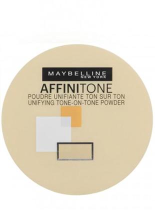 Maybelline new york affinitone powder пудра для обличчя 21 тілесний3 фото