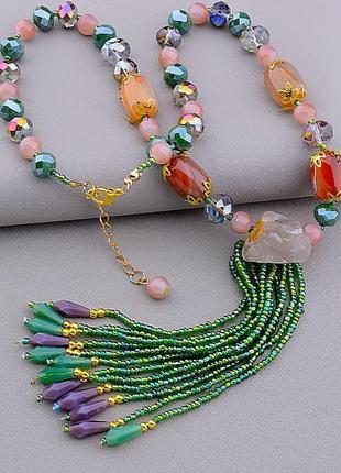 Буси флюорит, чеський кришталь 43 см.