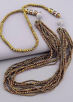 Буси чеський кришталь 100 см.