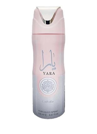 Lattafa perfumes yara - парфумований дезодорант-спрей