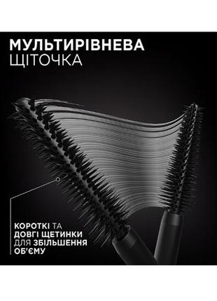 L`oreal paris volume million lashes panorama туш для вій - black2 фото