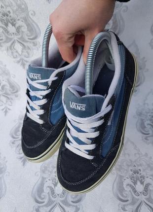 Стильні кеди vans bearcat navy2 фото